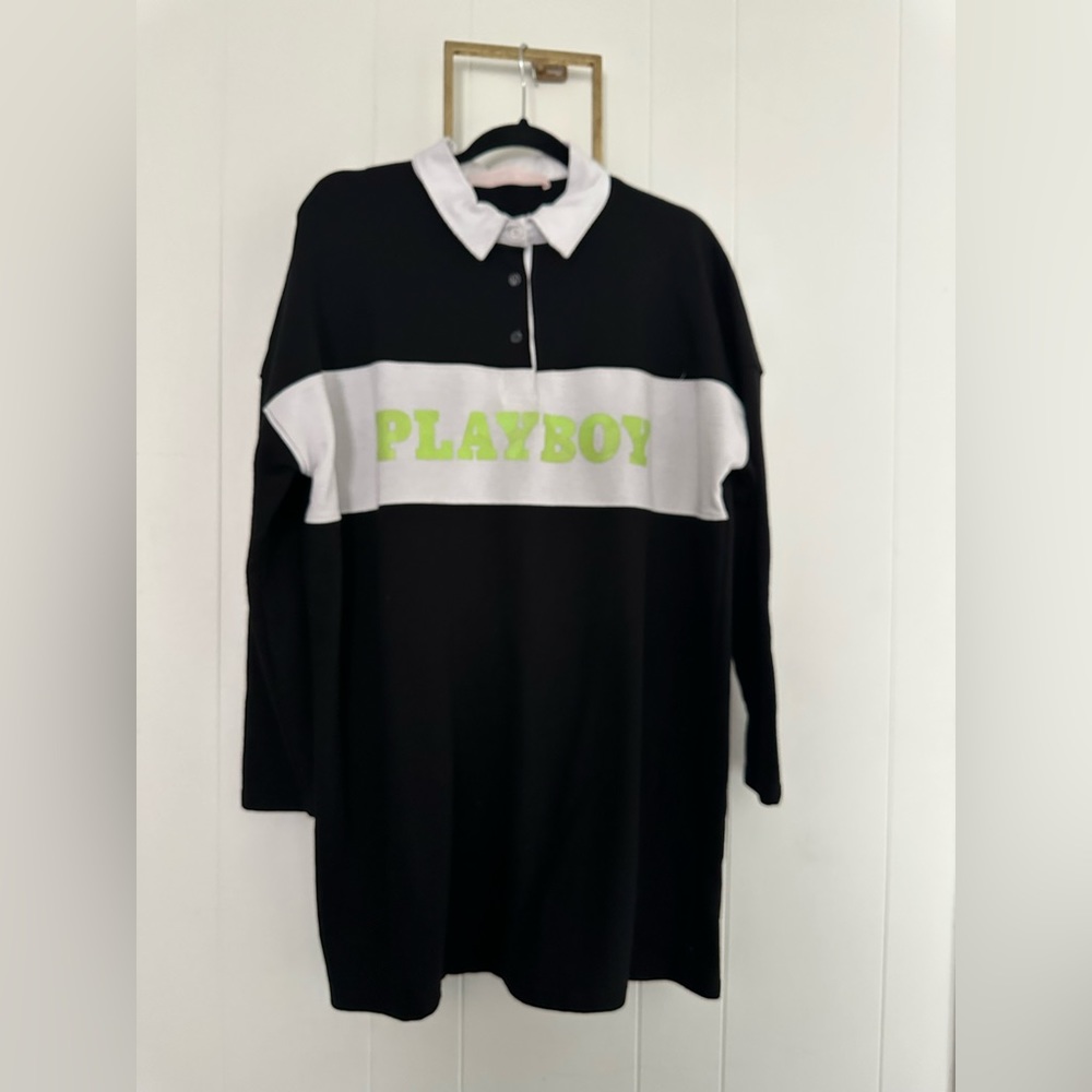 Playboy collar dress